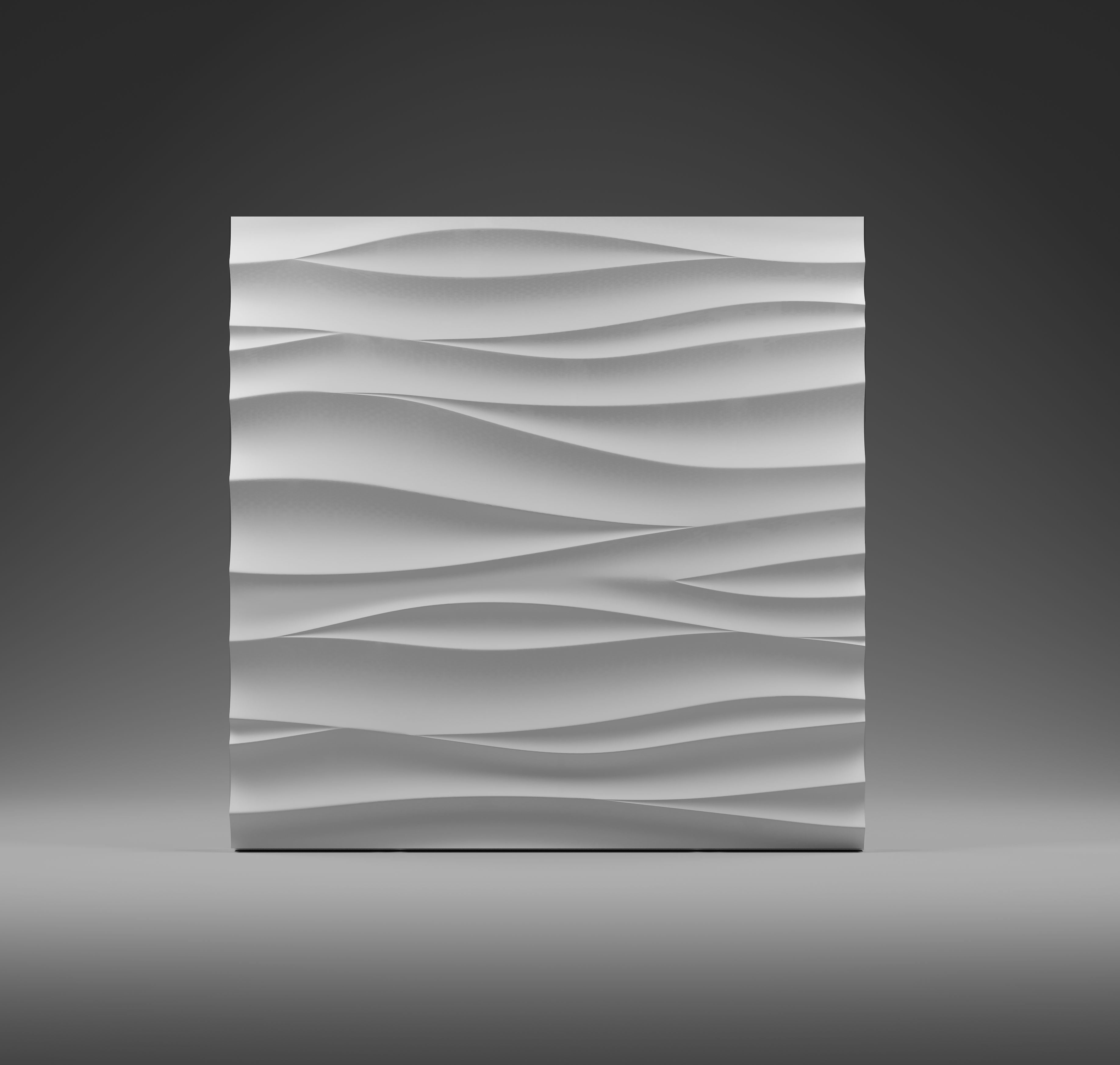 Kandes | Best Quality Gypsum 3D Wall Paneling | Wave pattern | Organic Wall Panel Design