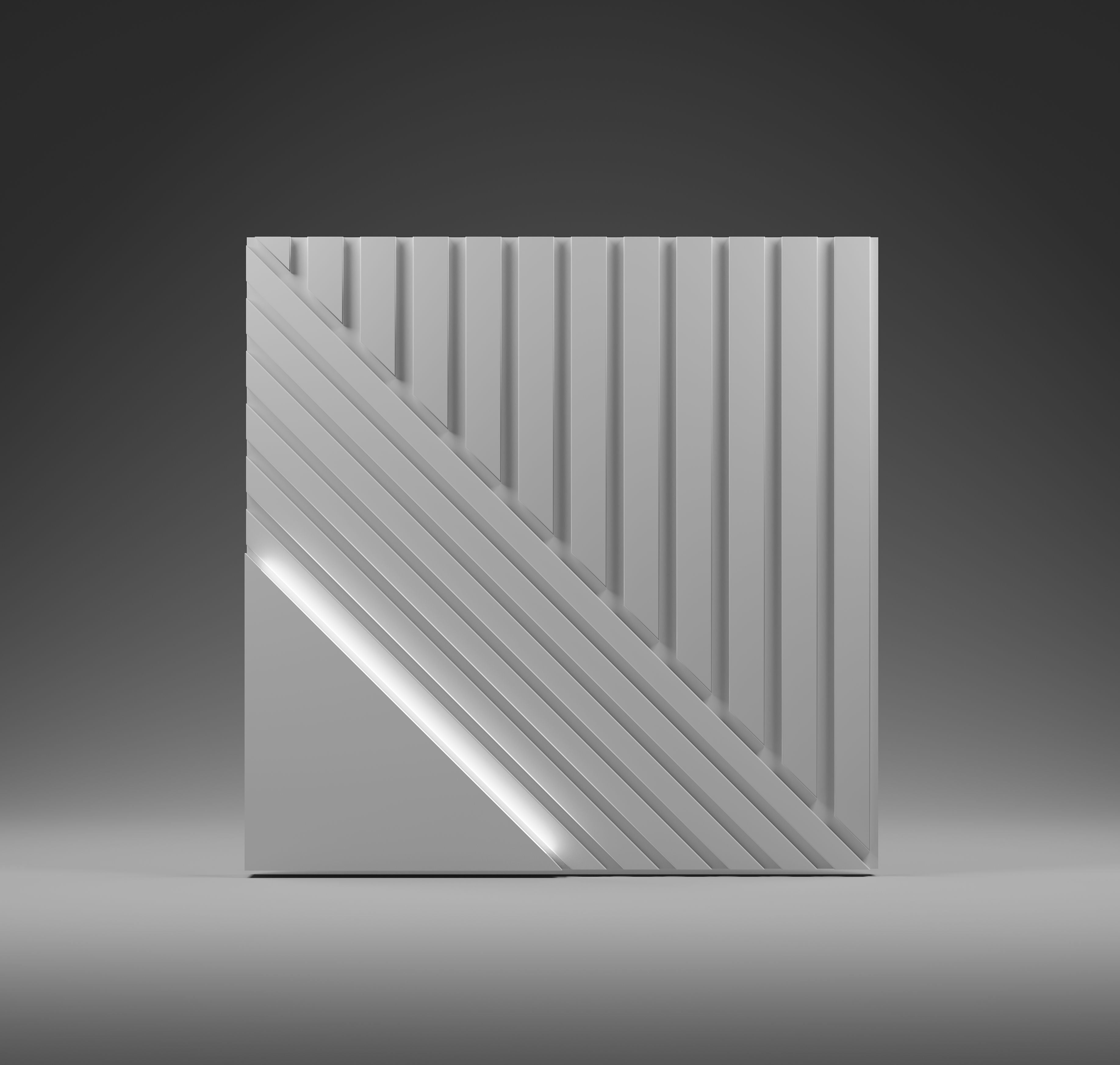 Kandes | Premium Gypsum 3D Wall Panels | Modular Design Wall Panels TRINITY