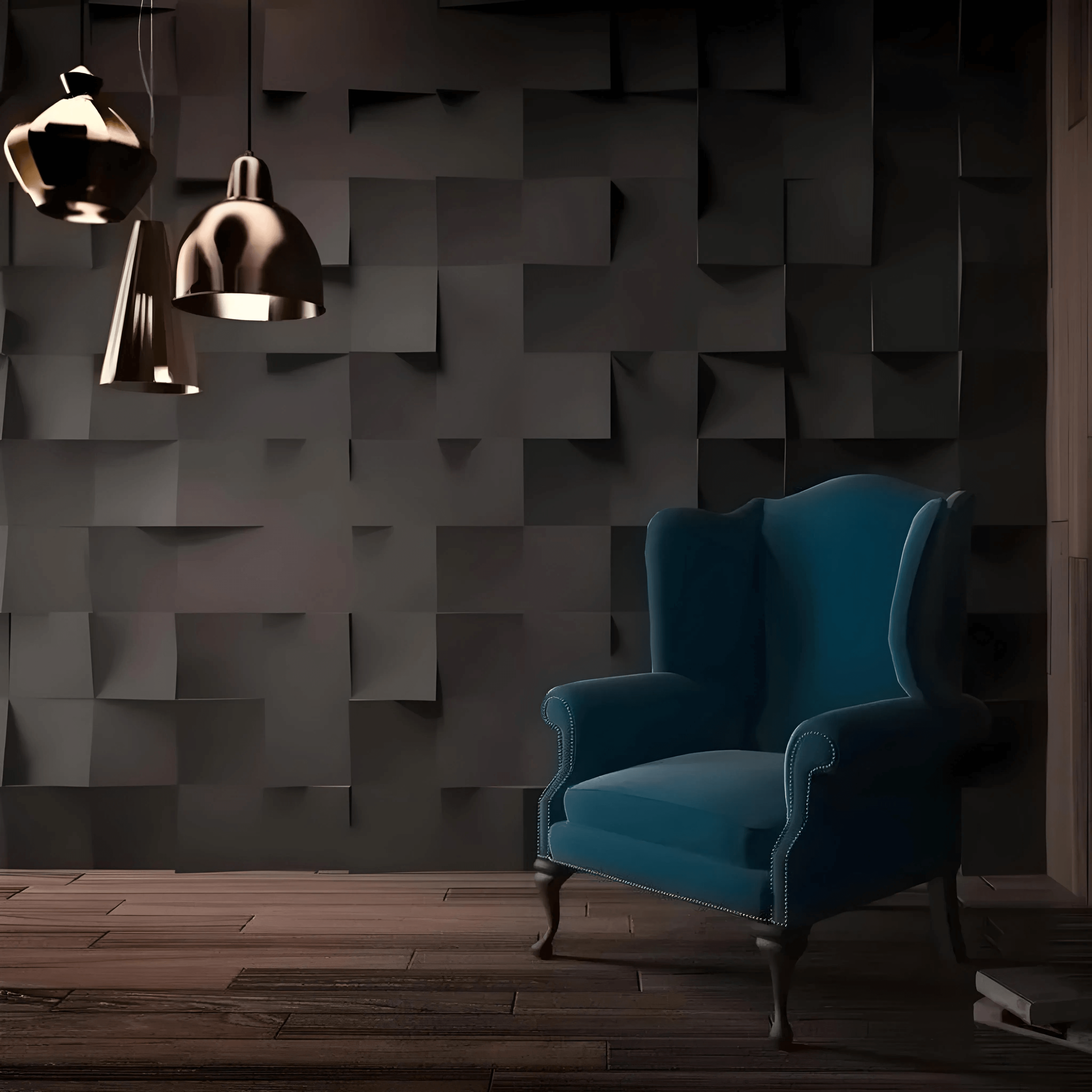 3d wall ceiling panels porcelain plaster gypsum squares modern design