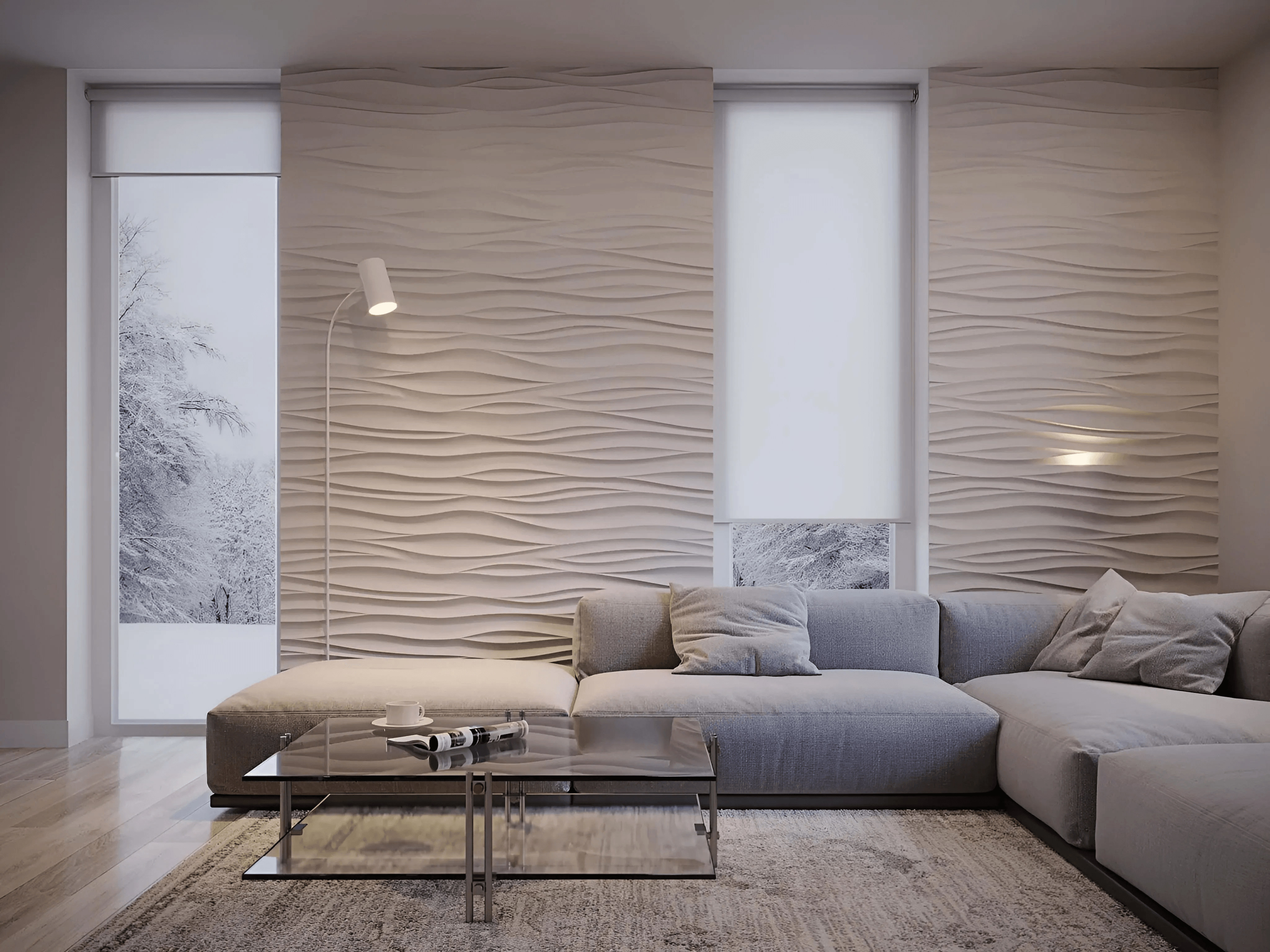 MARIS 3D wall panel — interior example