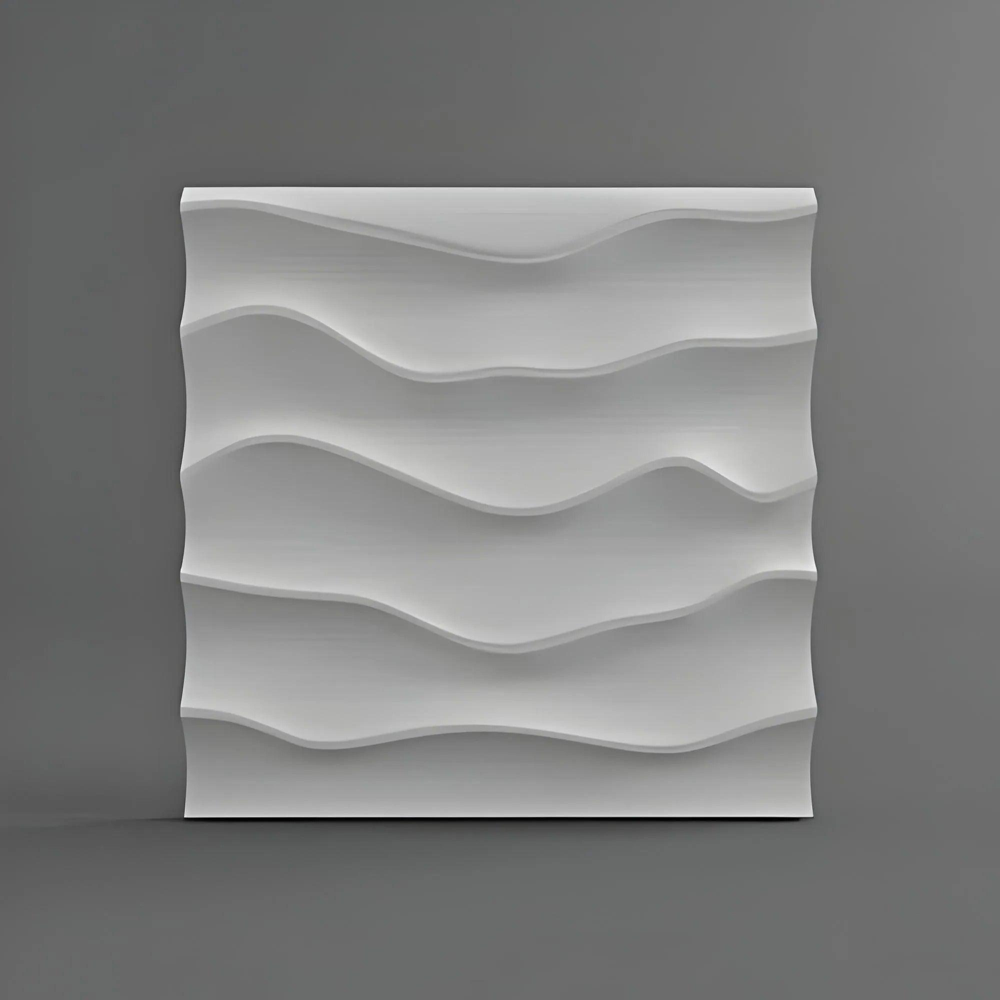 SANDY gypsum 3D wall panel sample — surface detail