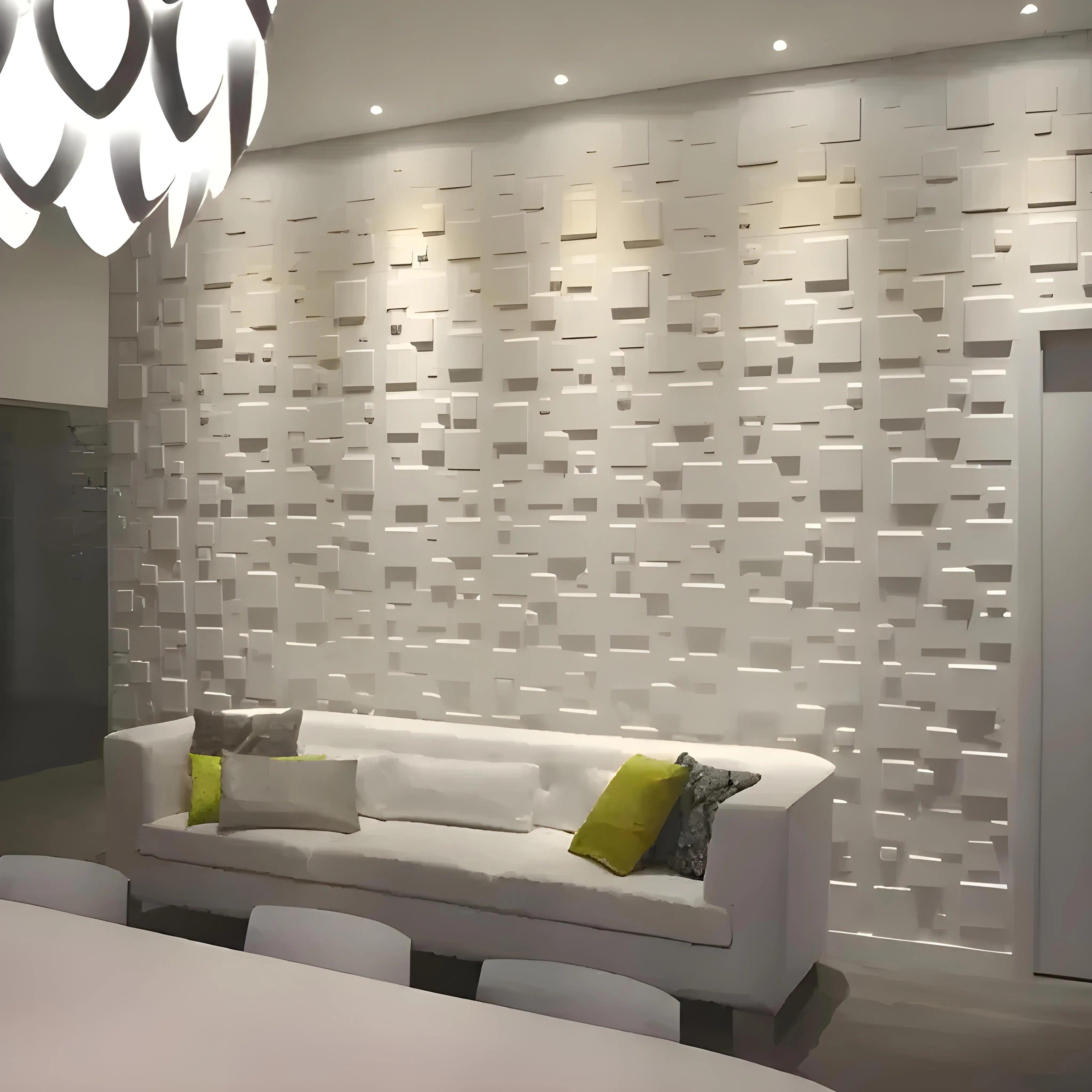 BLOCKS 3D wall panel — interior example