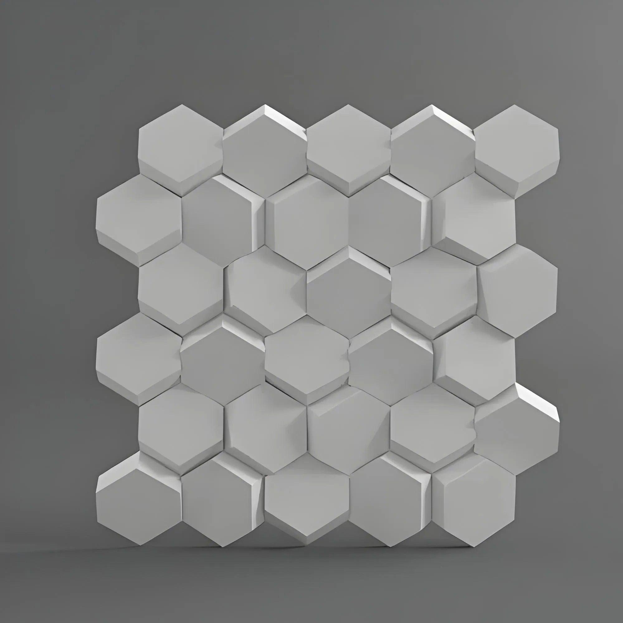 product photo honeycomb 3d wall design 3d gypsum panels Swiss quality