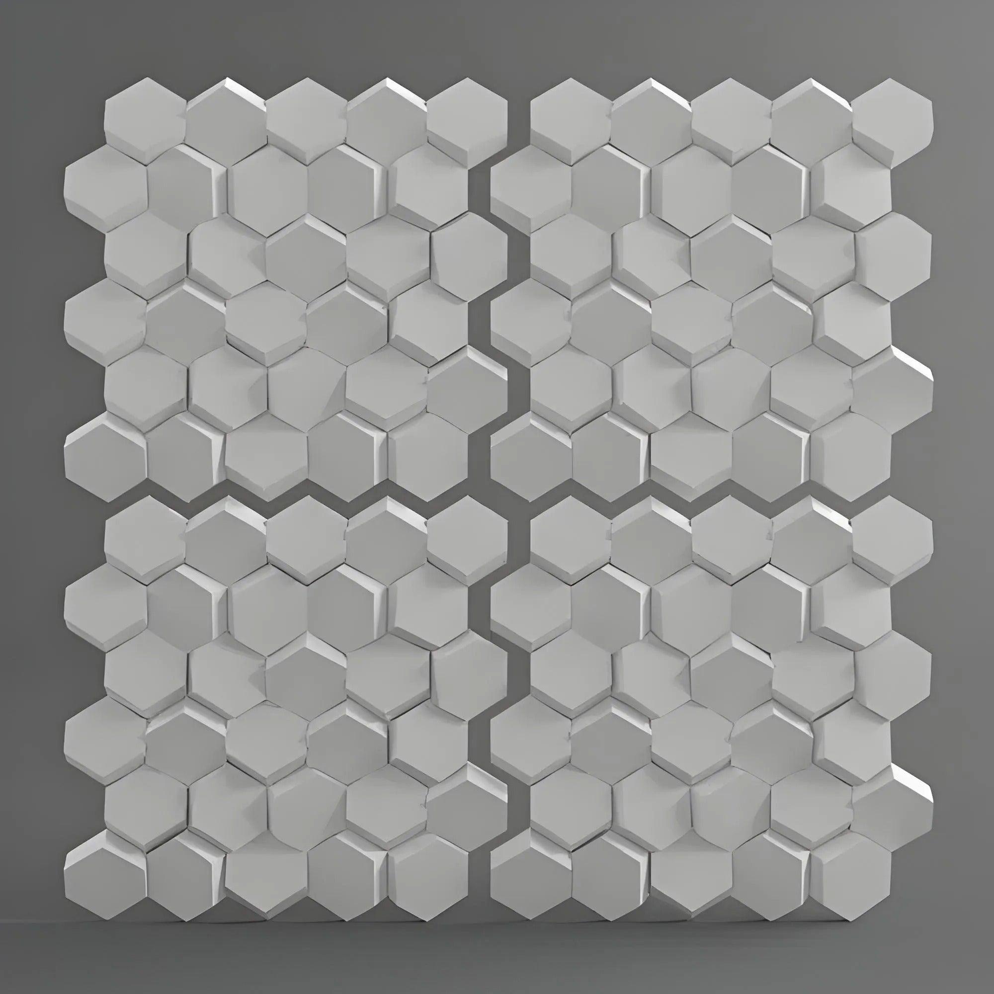 product photo honeycomb 3d wall design 3d gypsum panels Swiss quality