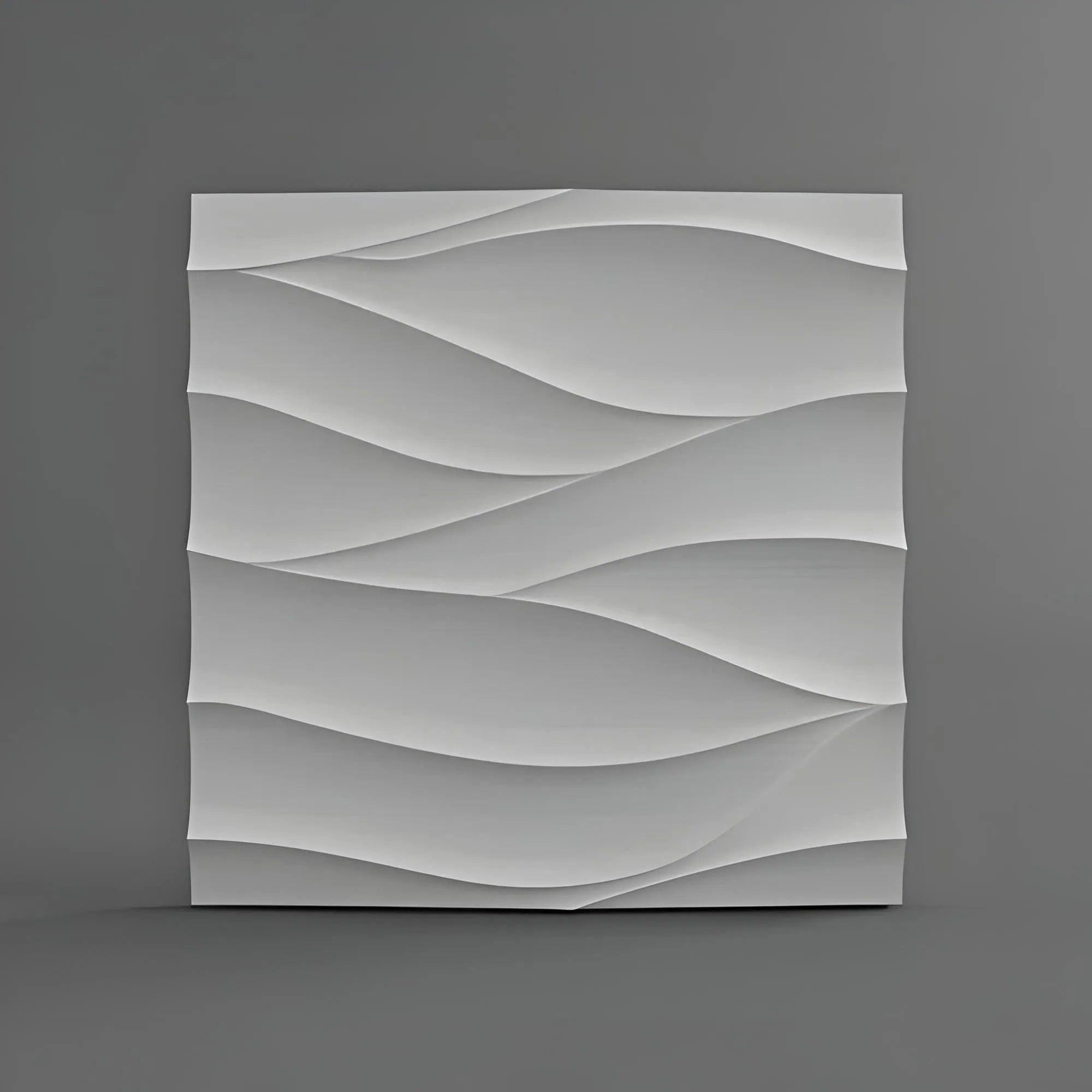 FLARE gypsum 3D wall panel sample — surface detail