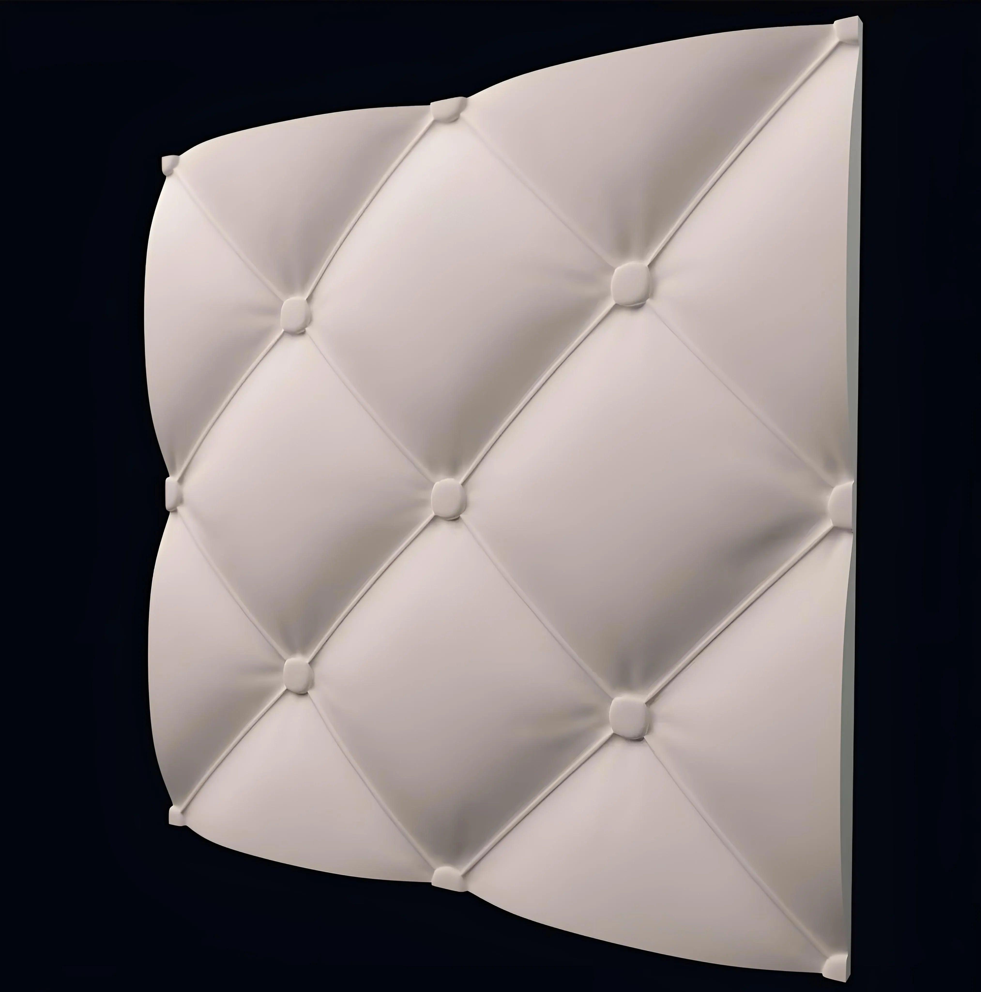 product photo studded tufted effect 3d wall panels Swiss quality 3d gypsum wall panels feature wall