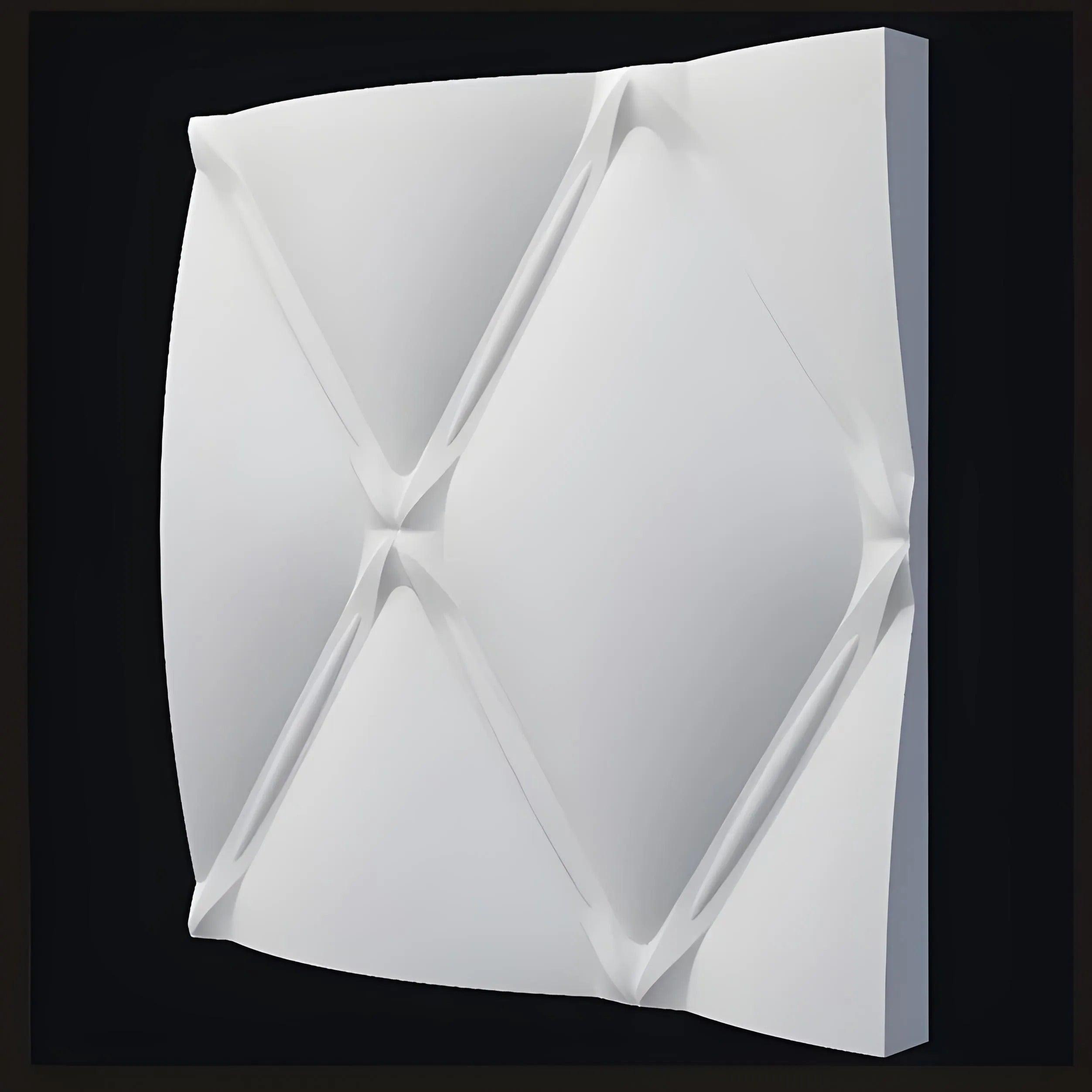 NOBILIS gypsum 3D wall panel sample — surface detail