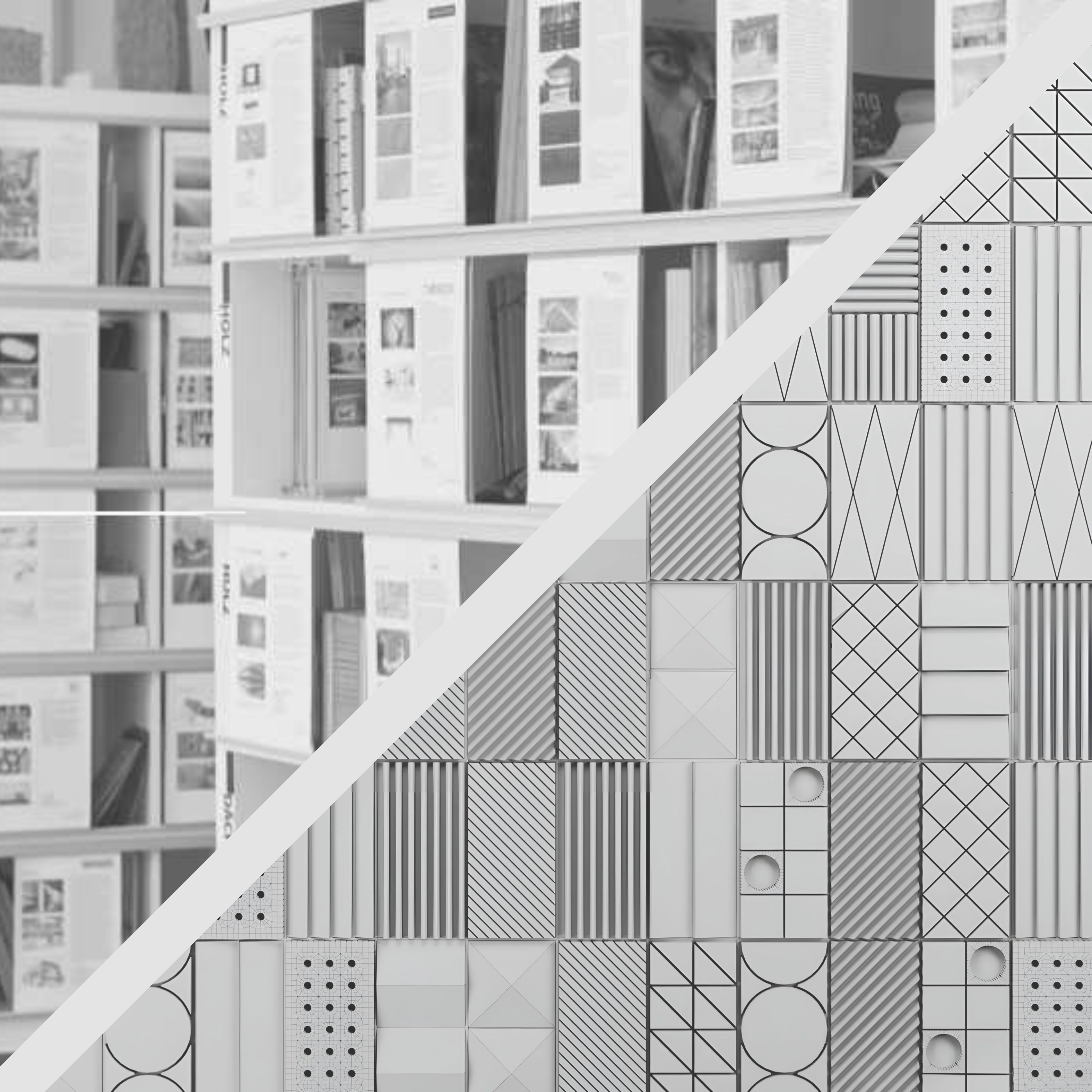 Kandes 3D wall panels presented at ELEMENTE MaterialForum Berlin
