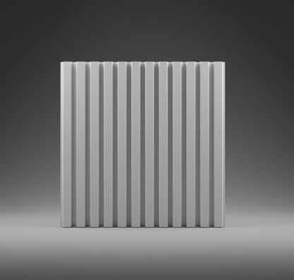 GRID gypsum 3D wall panel sample — surface detail