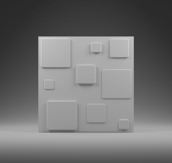 Sample — PANNELLO MURALE 3D IN GESSO | BLOCKS 0051