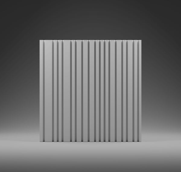 Sample — GYPSUM 3D WALL PANEL | CASCADE + LED 0114