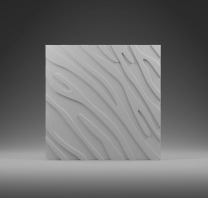 Kandes | Premium Gypsum 3D Wall Panels | Nature Inspired Design resembling WOOD Grain