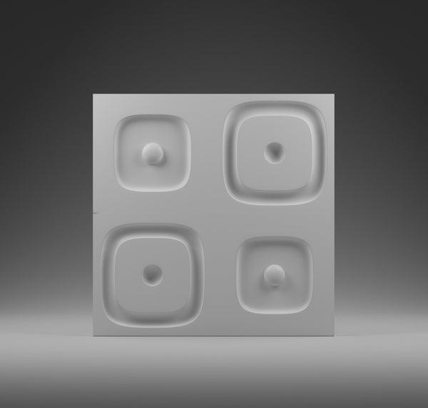 Sample — PANNELLO MURALE 3D IN GESSO | PUNTO 0079