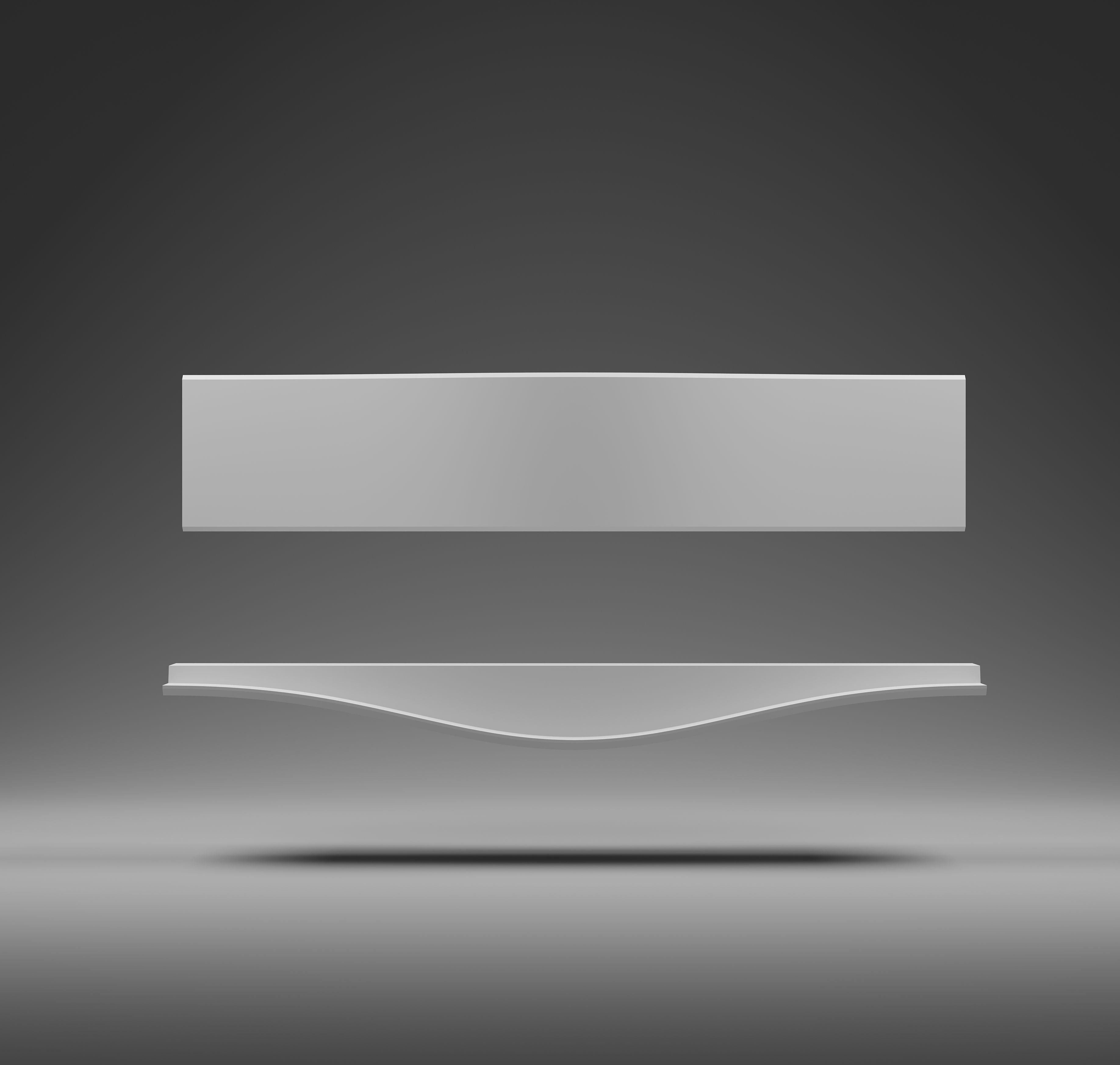 Kandes | Premium Gypsum 3D Wall Panels | Large Curved Panel Allows for LED Integration on the wall | LED Backlighting