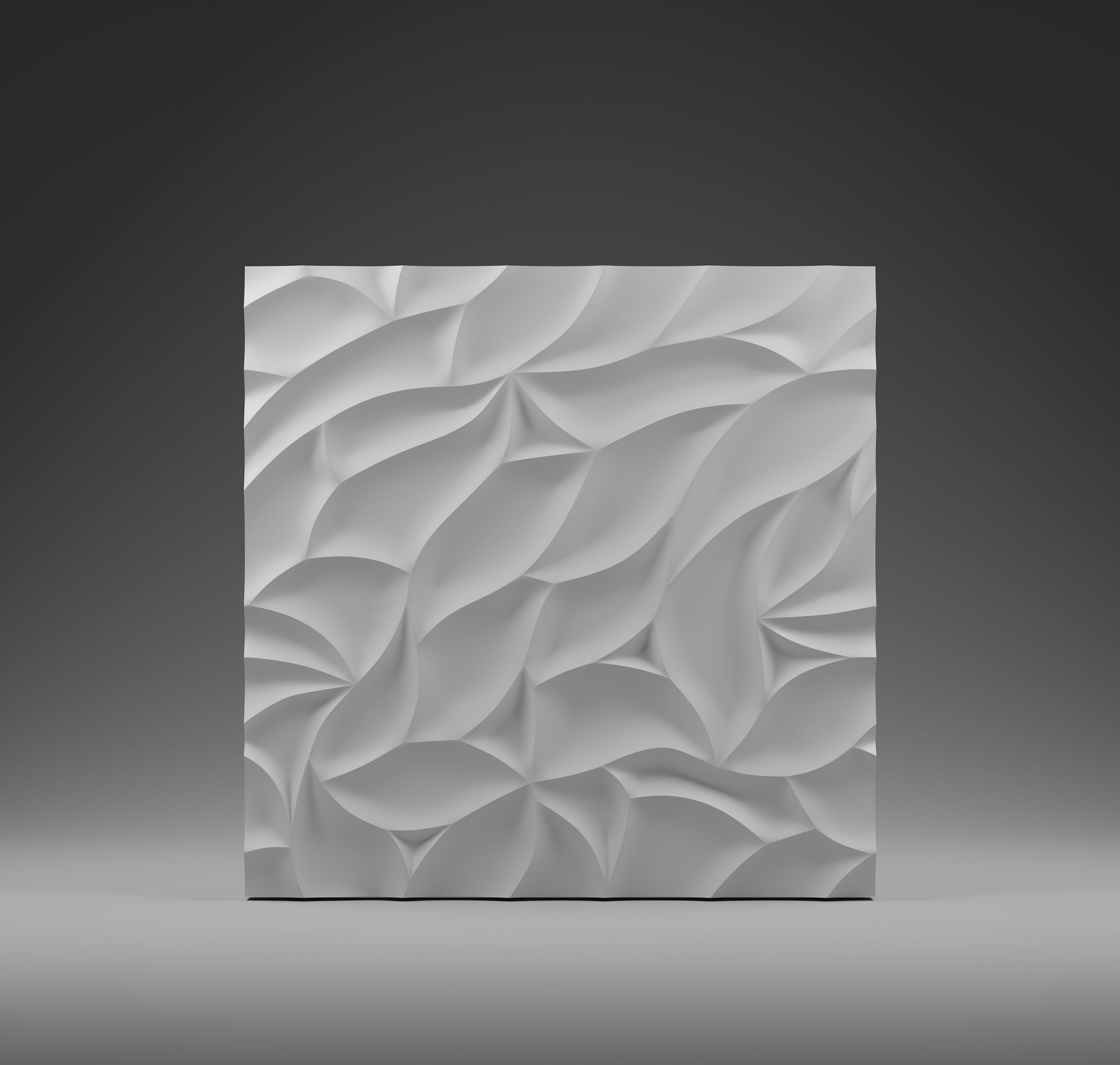 Kandes | Premium Gypsum 3D Wall Panels | 3D Wall Panels with Floral Nature-Inspired pattern design