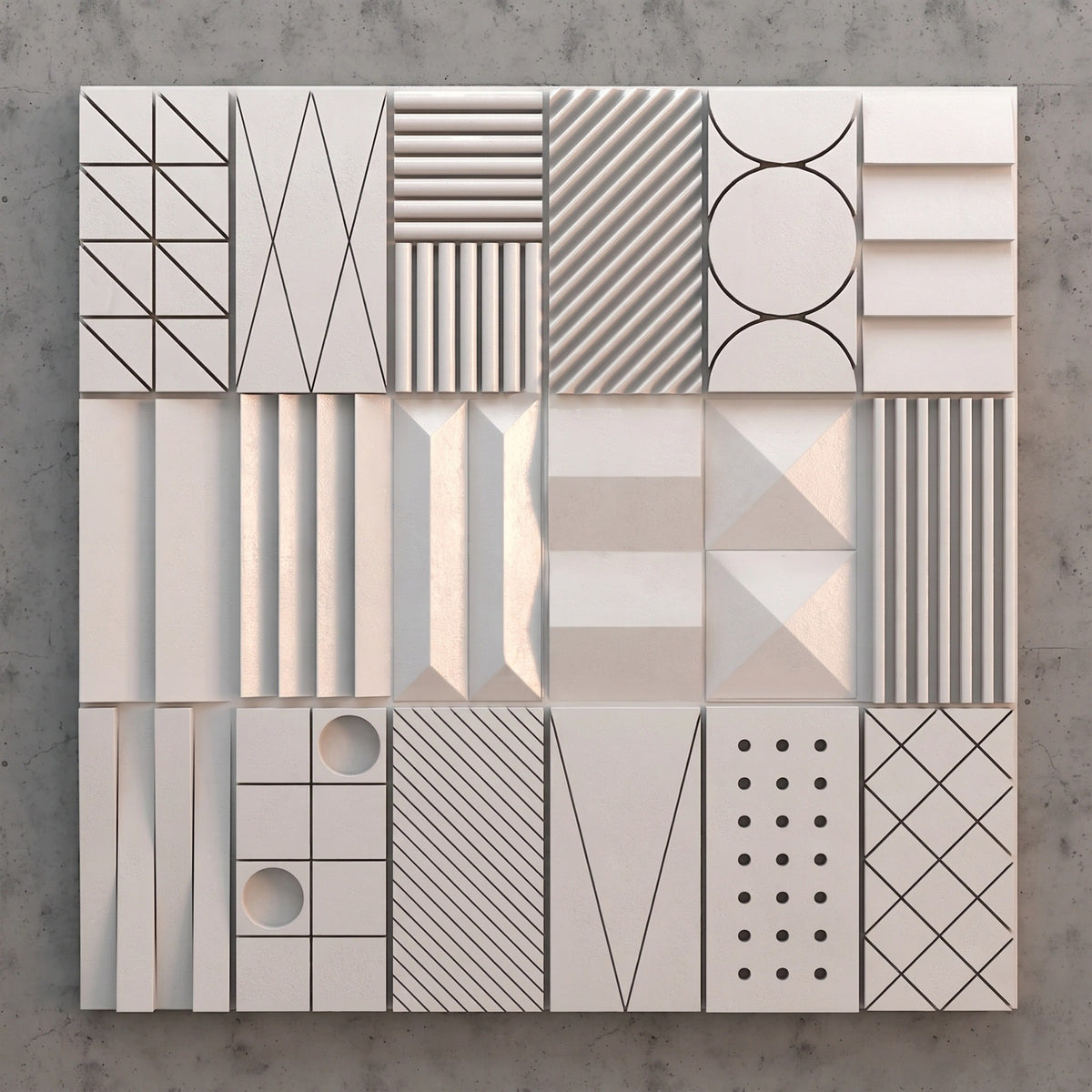 GYPSUM 3D WALL PANEL | INCA 0082