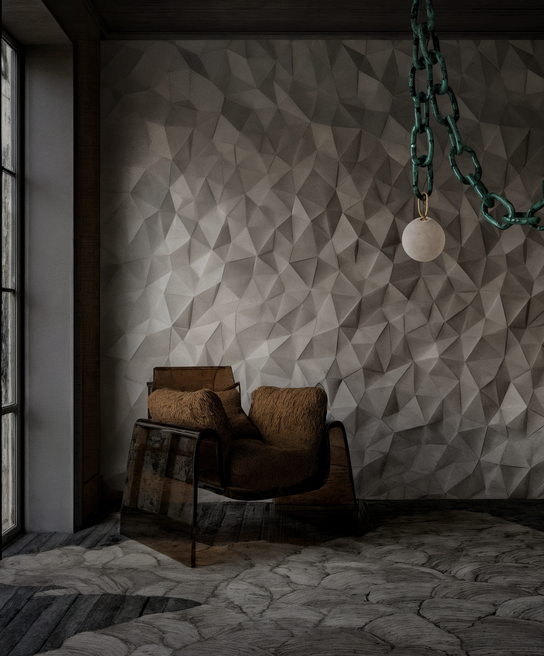 GYPSUM 3D WALL PANEL | FACET 0043