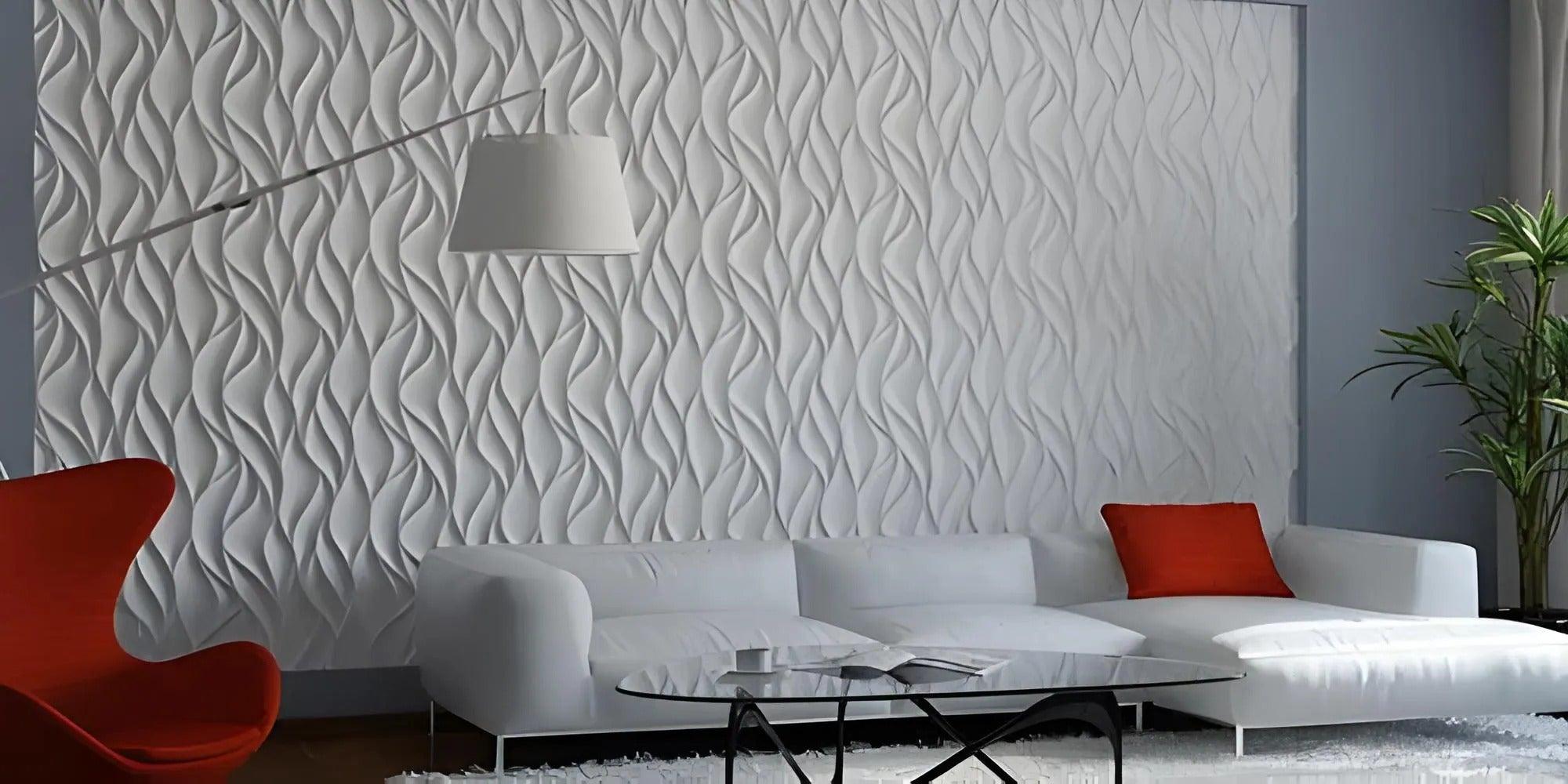CHOPPY 3D wall panel — interior example