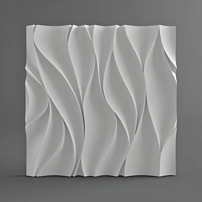 CHOPPY gypsum 3D wall panel sample — surface detail