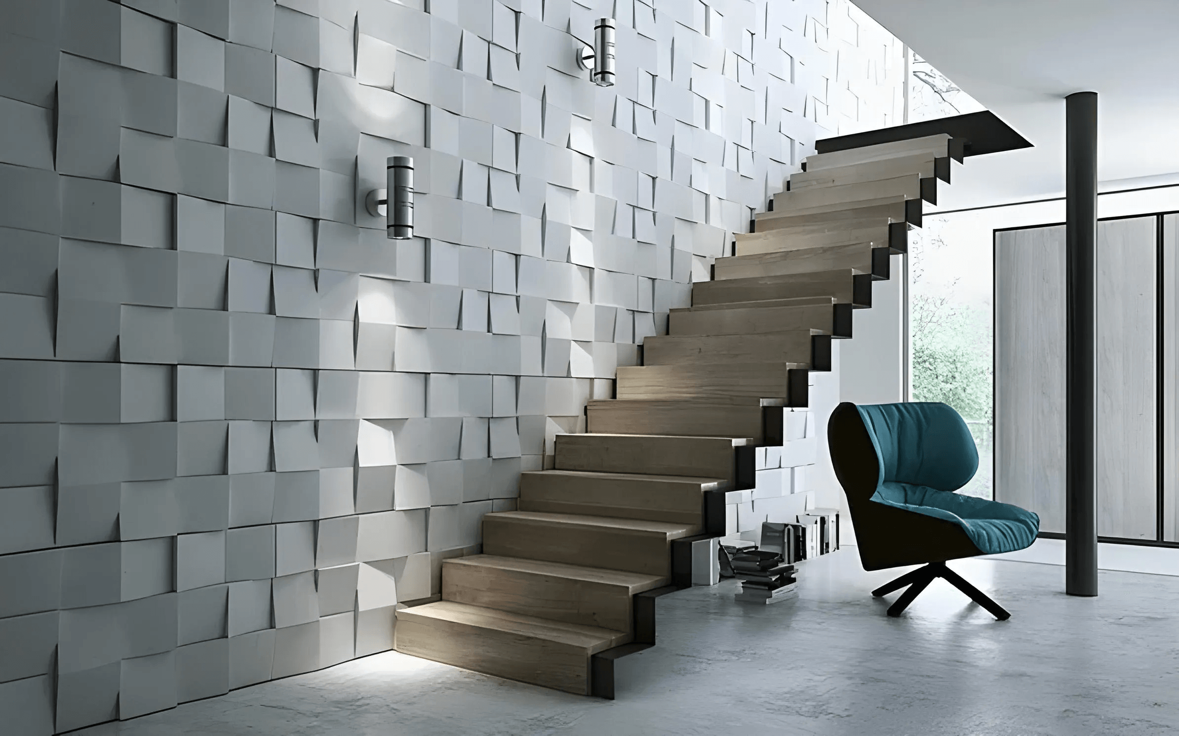PIXEL 3D wall panel — interior example