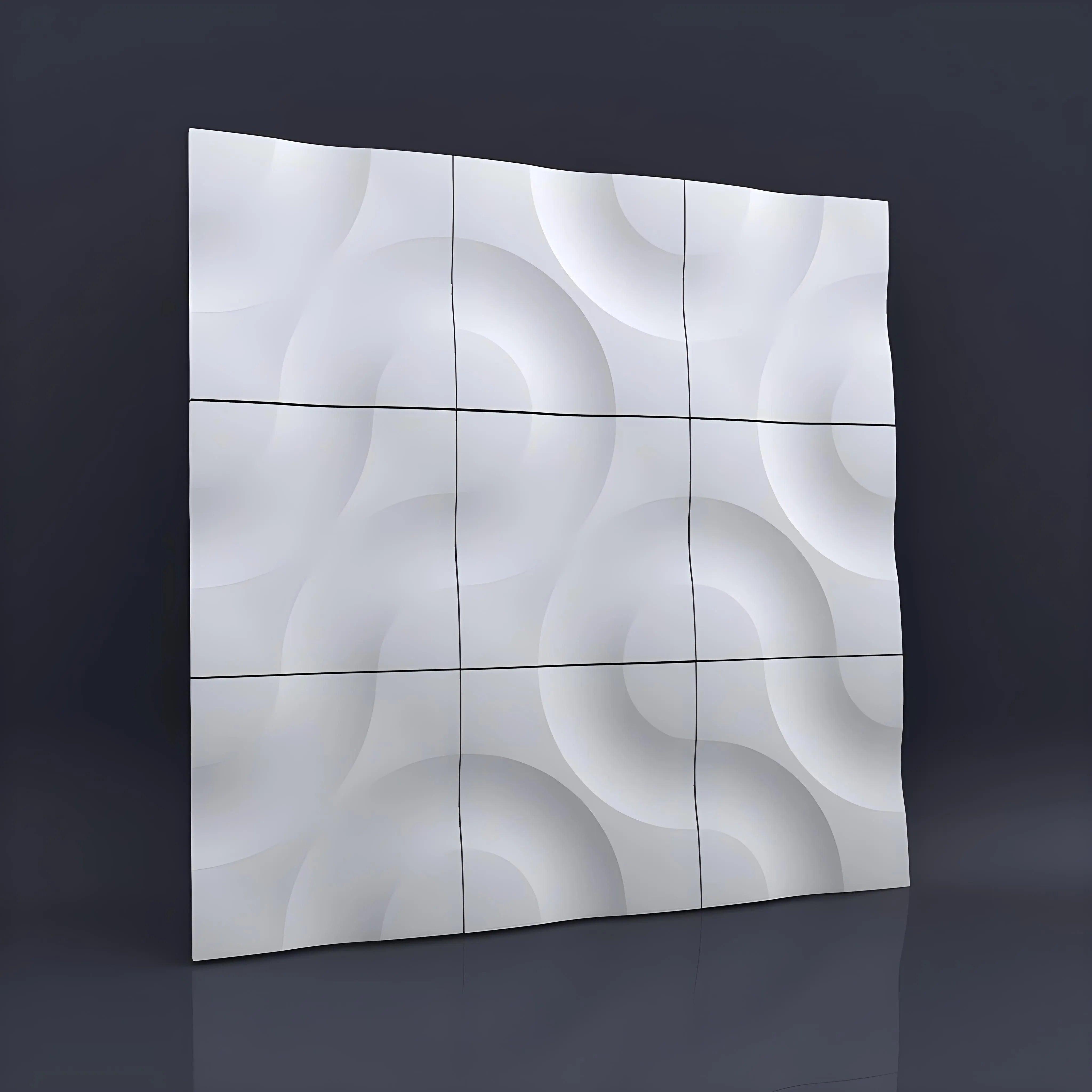 SOOTHE gypsum 3D wall panel sample — surface detail