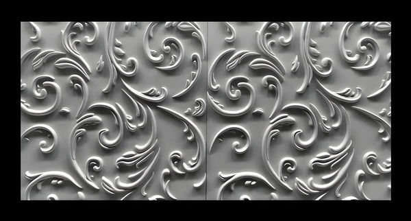 Sample — PANNEAU MURAL 3D EN PLÂTRE | ORNATA 0150