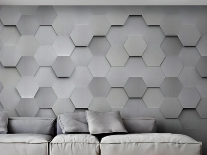 HEXAGON 3D wall panel — interior example