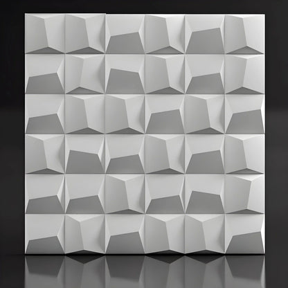 PRISMA gypsum 3D wall panel sample — surface detail
