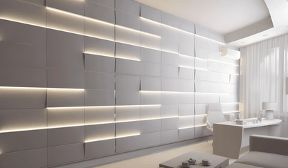 SLATE 3D wall panel — interior example