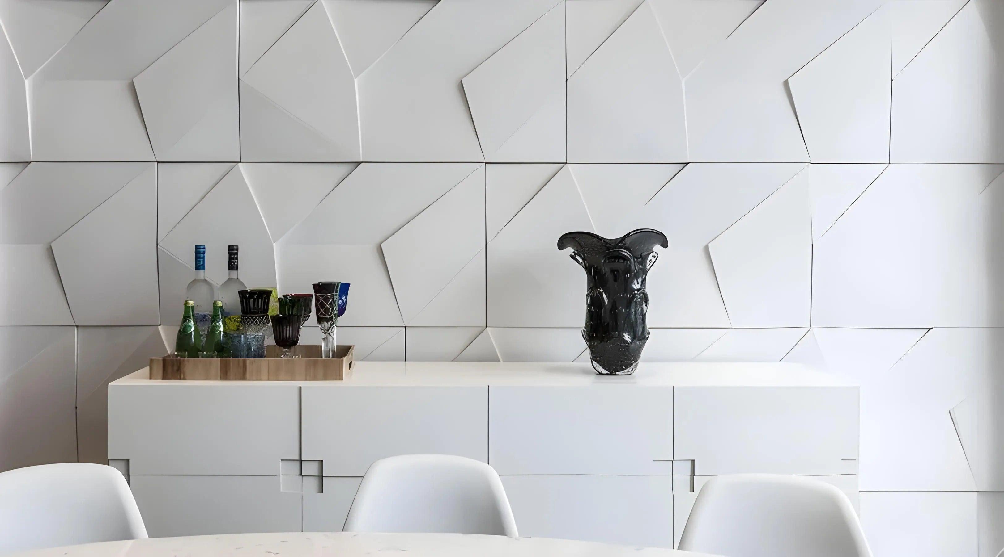 ORIGAMI 3D wall panel — interior example