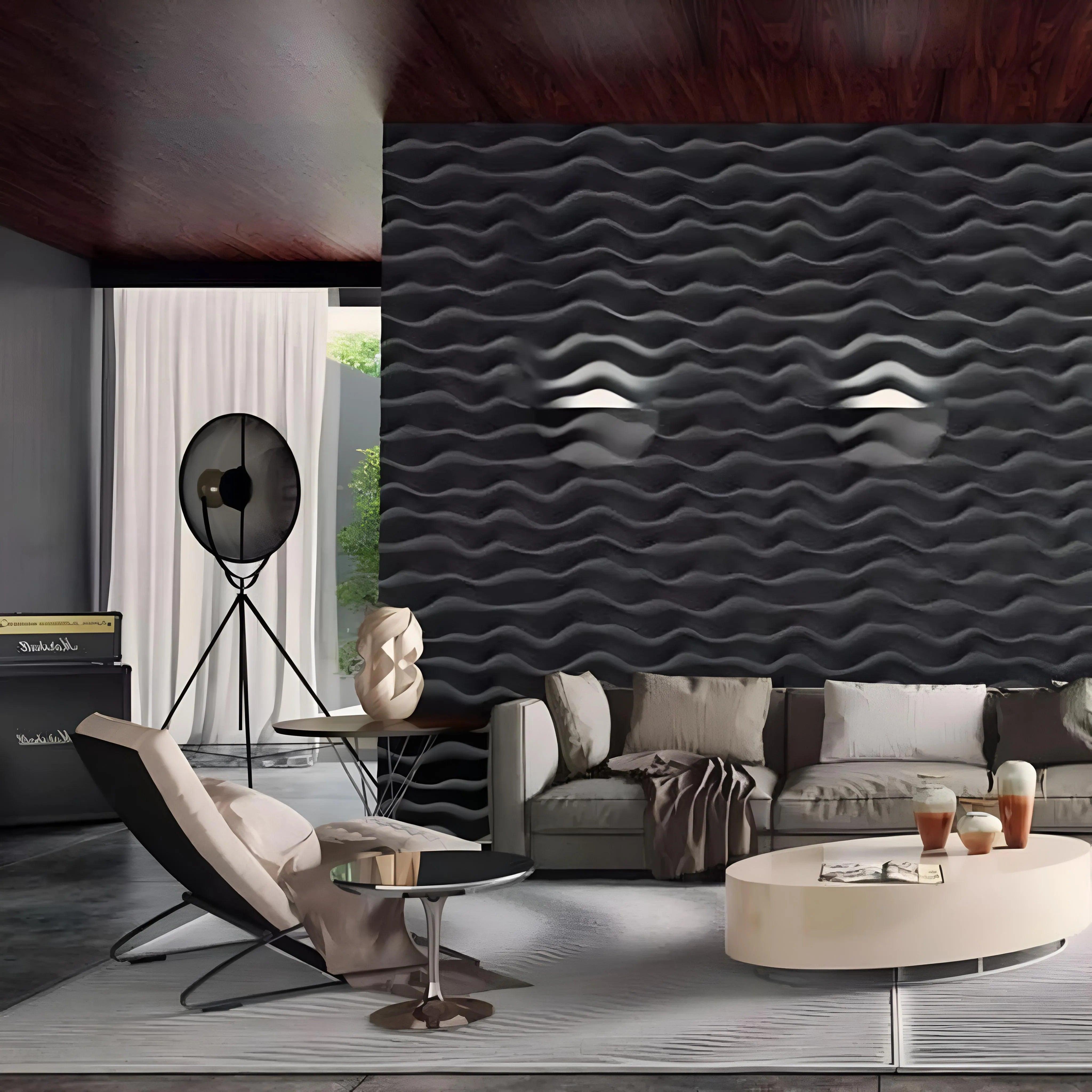 SANDY 3D wall panel — interior example