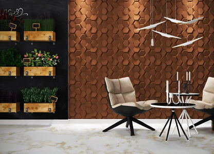 BUMBLE 3D wall panel — interior example