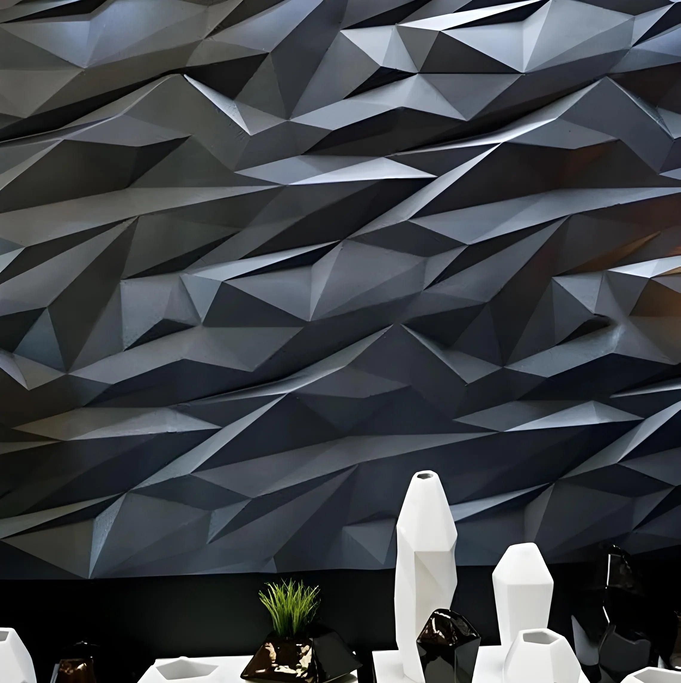 RIDGE 3D wall panel — interior example