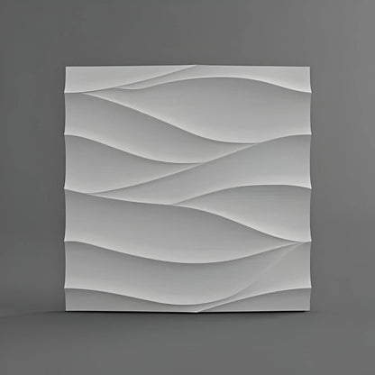 FLARE gypsum 3D wall panel sample — surface detail