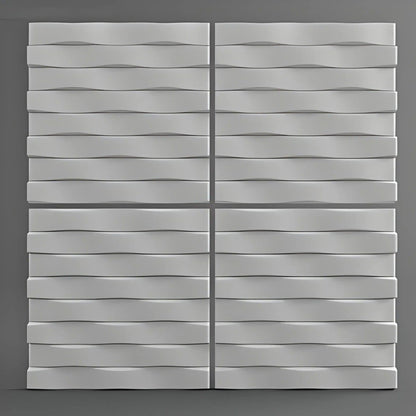 WEAVE gypsum 3D wall panel sample — surface detail