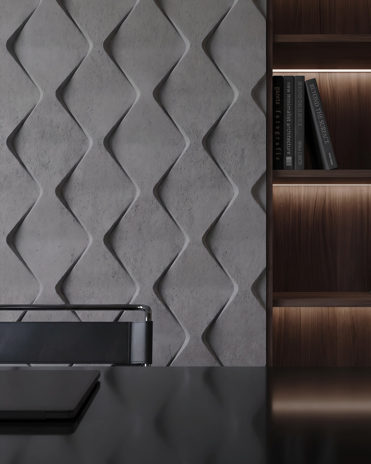 ROMBO 0118 gypsum 3D wall panel texture close up with diamond relief pattern