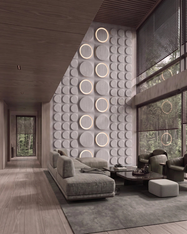 Sample — PANNEAU MURAL 3D EN PLÂTRE | COSMIC 0312 LARGE